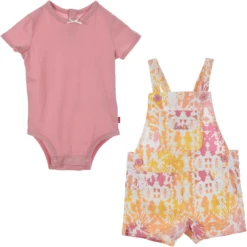 Levis Levi's® Set Tuinbroek En Body Roze/geel