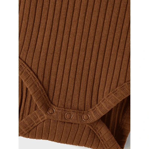 Lil'Atelier Lange Mouw Body Nbnikar Cambridge Bruin - Afbeelding 4
