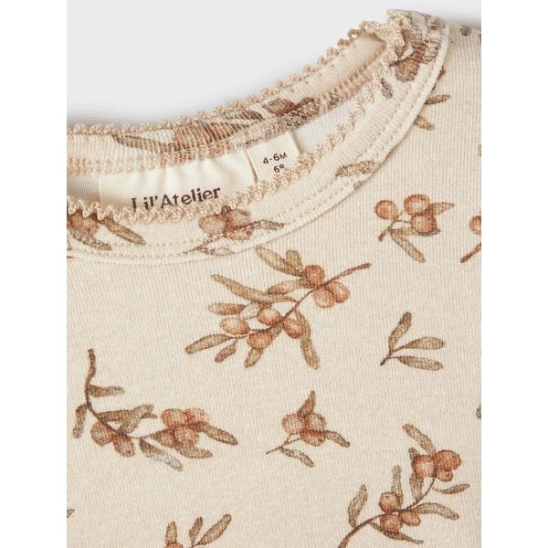 Lil'Atelier Lange Mouw Shirt Nbfgaya Peyote - Afbeelding 2