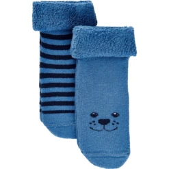 Minymo First Time Socks 2 Pack Celestial Blue