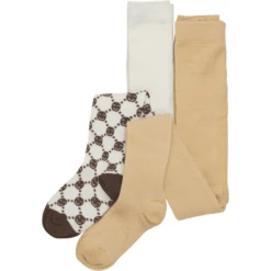 Minymo Panty 2-pack Cocoa Bruin