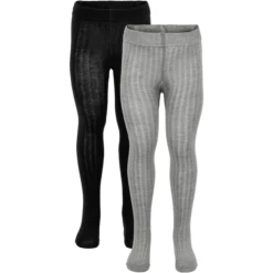 Minymo Panty 2 Pak Zwart