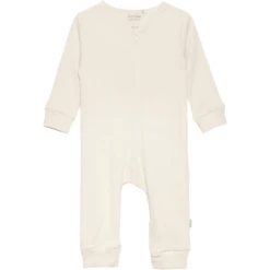 Minymo Rib Seed Slaapjurk Pearl