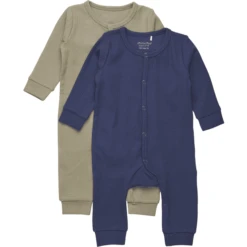 Minymo Sleep Overall 2 Pack Dark Navy