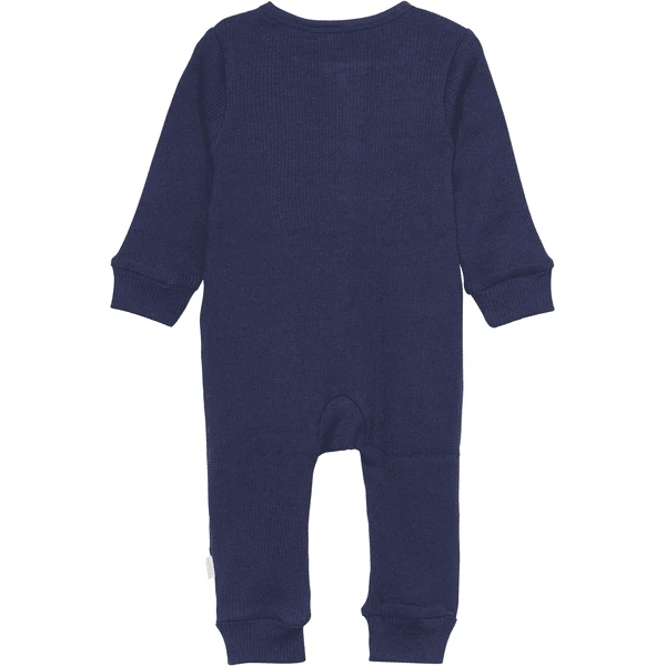 Minymo Sleep Overall Rib Dark Navy - Afbeelding 2