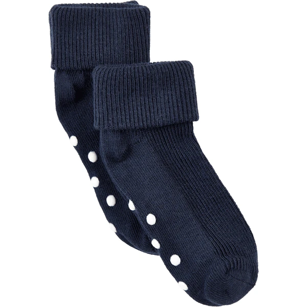 Minymo Stopper Socks 2 Pack Dark Navy - Afbeelding 2