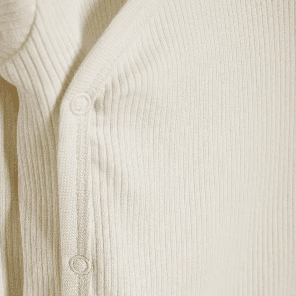 Minymo Wrap Rib Seed Pearl - Afbeelding 3