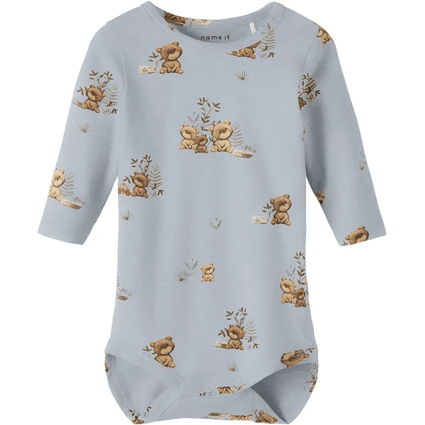 Name It Body Met Lange Mouwen Nbnmus B Right White - Afbeelding 2