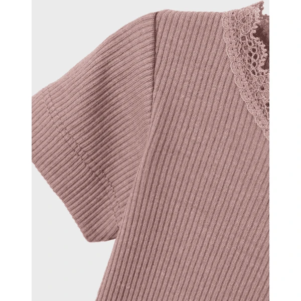 Name It Bodysuit Met Korte Mouwen Nbfkab Deauville Mauve - Afbeelding 4