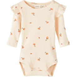 Name It Bodysuit Met Lange Mouwen Nbffabina Créme De Pêche