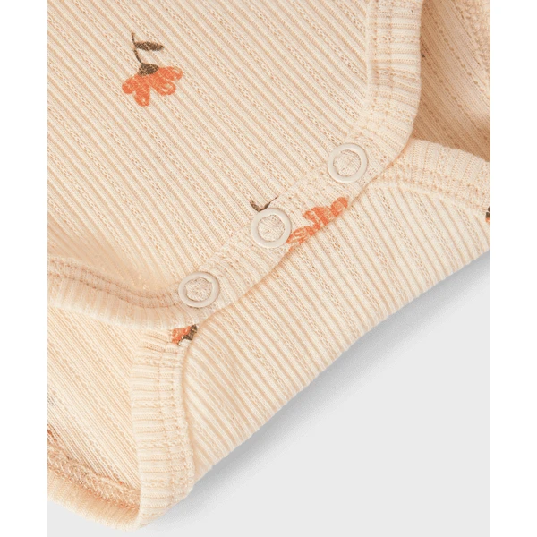 Name It Bodysuit Met Lange Mouwen Nbffabina Créme De Pêche - Afbeelding 4