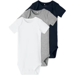 Name It Korte Mouw Bodysuit 3 Pack Donker Sapphire