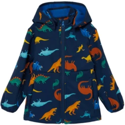 Name It Nmmmalta Dino Insignia Blauw Softshell Jacket