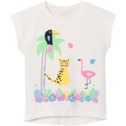 Name It T-shirt Nmfvigea White Alyssum Animals