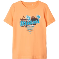 Name It T-shirt NMMVUX Canteloupe