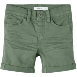 Name It Twill Shorts Nmmsofus Eend Green