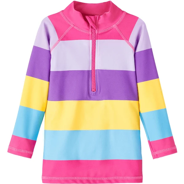 Name It UV Zwemshirt Nmfzimmi Roze Duizendblad