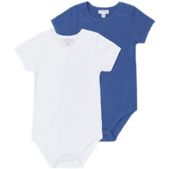 OVS Rompertje Met Korte Mouwen 2-pack Colony Blue