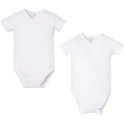 OVS Wikkel Rompertje Korte Mouw 2-pack Heaven Ly Roze