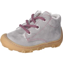 PEPINO Colin Babyschoentje Grafiet/roze (wijd)