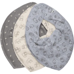 Pippi Bandana 3-pack Grijs Melange