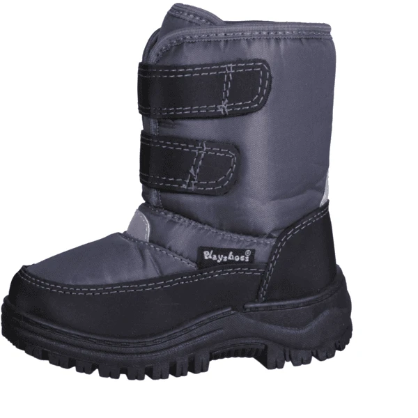 Playshoes Winterlaarsje Met Klittenbandsluiting Grijs - Afbeelding 4