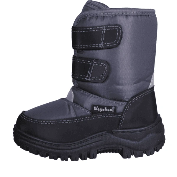 Playshoes Winterlaarsje Met Klittenbandsluiting Grijs