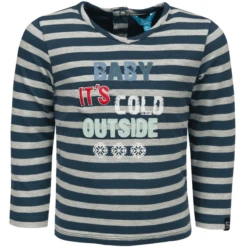 Rennen! Boys Gestreept Overhemd Met Lange Mouwen