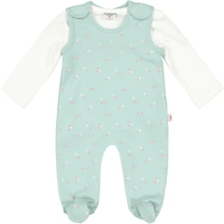 SALT AND PEPPER Rompertje AOP Zacht Mint