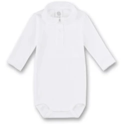 Sanetta Lichaam 1/1 Arm Met Kraag Wit