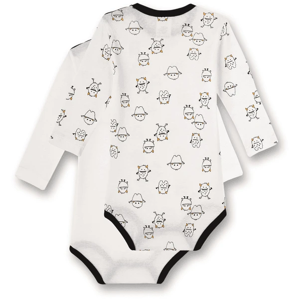 Sanetta Lichaam Dubbel Pak Uit White - Afbeelding 2