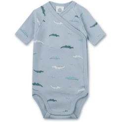 Sanetta Swaddle Lichaam Krokodil Blauw