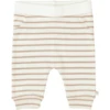 Staccato Broek Warm White Gestreept