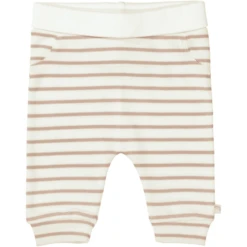 Staccato Broek Warm White Gestreept