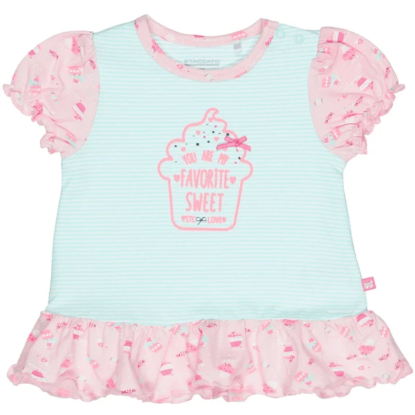 STACCATO Girl S Tuniek Strepen Mint - Afbeelding 3