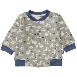 STACCATO Omkeerbaar Jasje Zacht Olive Gedessineerd