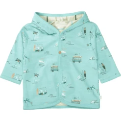 STACCATO Omkeerbare Jas Waterblauw Gedessineerd