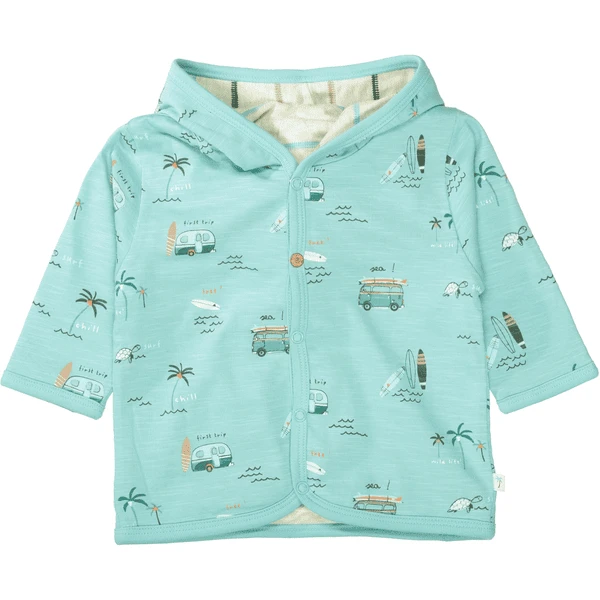 STACCATO Omkeerbare Jas Waterblauw Gedessineerd