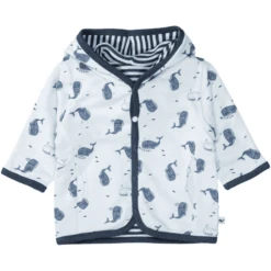 STACCATO Omkeerbare Jas Zeeblauw Met Patroon