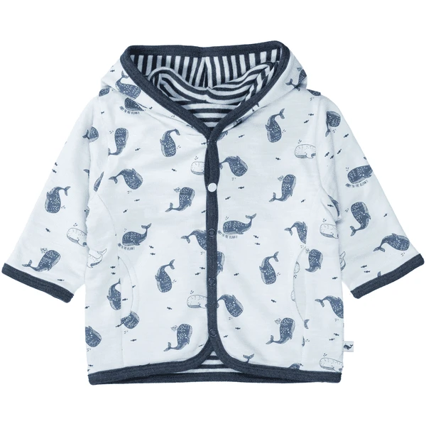 STACCATO Omkeerbare Jas Zeeblauw Met Patroon