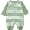 STACCATO Romper+shirt Den Green Gestreept