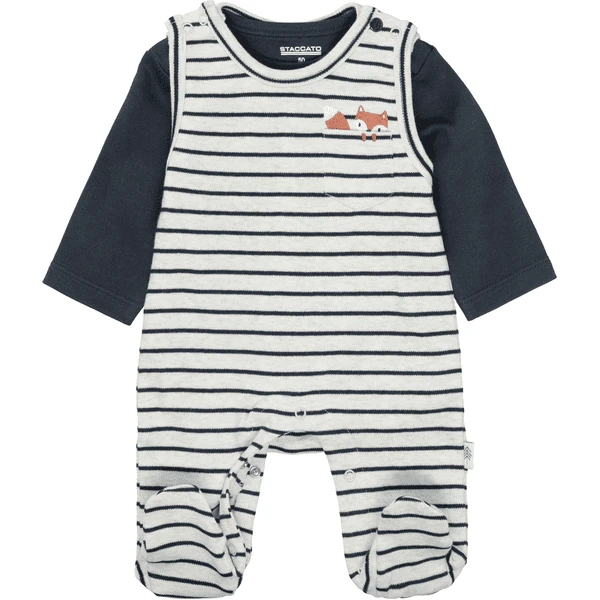 STACCATO Romper+shirt Marine Gestreept - Afbeelding 2