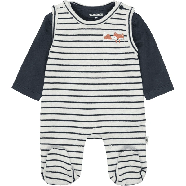 STACCATO Romper+shirt Marine Gestreept - Afbeelding 5