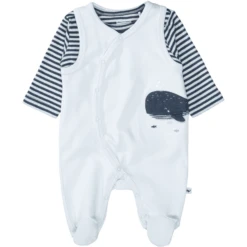 STACCATO Romper+shirt Zeeblauw