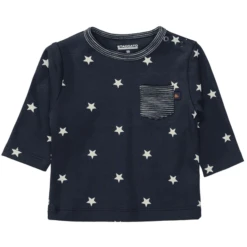 STACCATO Shirt Donkerblauw Patroon