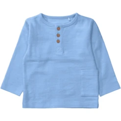 Staccato Shirt Light Blauw Gestructureerd