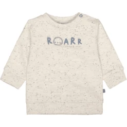 STACCATO Sweatshirt Cream Gemêleerd Gestructureerd