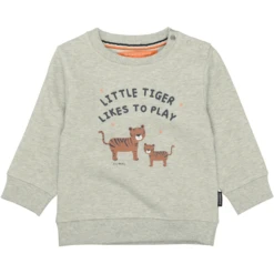 STACCATO Sweatshirt Donker Silver Melange