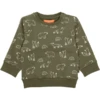 STACCATO Sweatshirt Olive Gedessineerd