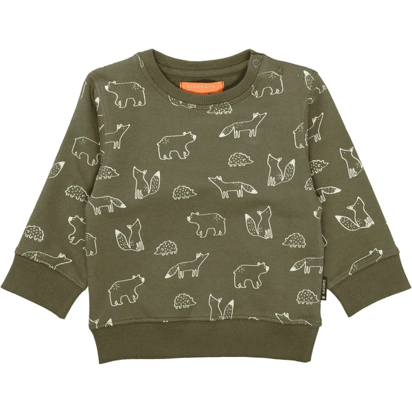 STACCATO Sweatshirt Olive Gedessineerd - Afbeelding 3